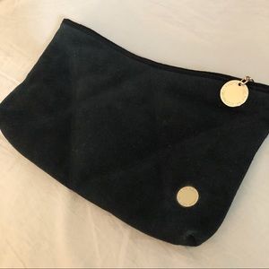 French connection suede clutch bag